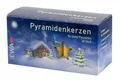 Produktbild: EWA 50er Packung Pyramidenkerzen klein natur  Ø 14mm 74 mm