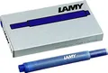 Produktbild: LAMY Großraum-Tintenpatronen T10 blau im Blister 5 Patronen