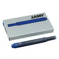 Produktbild: LAMY T10 löschbare Tintenpatronen mit großem Tintenvorrat - geeignet für alle Lamy Patronenfüllhaltermodelle - Inhalt 1,25ml je Patrone - 5 Stück pro Päckchen - Tintenfarbe blau