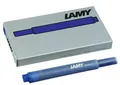 Produktbild: 5 Stück LAMY Großraum-Tintenpatronen T10 blau im Blister 5 Patronen