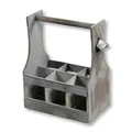 Produktbild: KESPER | Flaschenträger, Material: Sperrholz, Maße: B 25 x H 32 x T 16,8 cm, Farbe: Grau | 66265 13