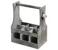 Produktbild: KESPER Flaschenträger ANTIK mit eingebautem Flaschenöffner / Tray / Six-Pack