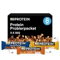 Produktbild: BE-KIND PROTEIN Riegel Probierpaket, Mit 3 Sorten: Crunchy Peanut Butter, Dark Chocolate Nut, Caramel Nut, 8 x 50 g