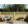 Produktbild: Plus Sichtschutzelement Newline 180 x 110 cm druckimprägniert - Beige