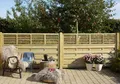 Produktbild: Plus Sichtschutzelement Newline 180 x 110 cm druckimprägniert