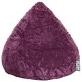 Produktbild: Sitting Point Sitzsack Beanbag Fluffy L Stoff Violett Aubergine