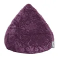 Produktbild: SITTING POINT only by MAGMA Sitzsack Fluffy L ca. 120 Liter aubergine (bis ca. 7 Jahre)