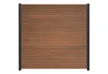 Produktbild: GartenLand Zaun Shadowline WPC Co-extrudiert ca. 180x180 cm, (Set, Ohne Pfosten, ca. 180x180 cm), Lamellen Co-Extrudiert, besonders haltbar, Pflegeleicht