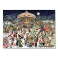 Produktbild: A3-Wand-Adventskalender – Nostalgischer Weihnachtsmarkt