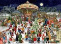 Produktbild: A3-Wand-Adventskalender - Nostalgischer Weihnachtsmarkt