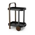 Produktbild: 1015392-048 - BELLWOOD Barwagen/Servierwagen, schwarz/walnuss