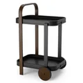 Produktbild: UMBRA Barwagen Servierwagen BELLWOOD schwarz / walnussbraun