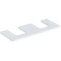 Produktbild: Geberit One Waschtisch-Platte 505335002 120 x 3 x 47 cm, weiß/lackiert matt, Ausschnitt zweifach