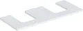 Produktbild: Geberit ONE Waschtischplatte, Ausschnitt 2-fach, für Aufsatzwaschtisch Schalenform, 120x3x47cm, 505.335.00.2