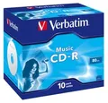 Produktbild: 43365 Verbatim Music CD-R 16x 700 MB Jewelcase 10 Stück(e) ~D~