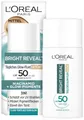 Produktbild: L'Oréal Tägliches Getöntes UV Glow-Fluid LSF 50, Niacinamid + Glow-Pigmente, Farbe: Mittel, Bright Reveal, 1 x 50 ml