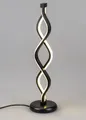 Produktbild: formano LED-Lampe Spirale auf Fuß 12x46cm matt schwarz aus Metall 610454