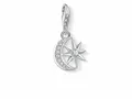 Produktbild: Thomas Sabo Charm-Anhänger 1794-051-14 - Mond mit Stern - Sterling Silber - Zirkonia - weiß