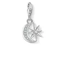 Produktbild: Thomas Sabo Damen Charm-Anhänger Stern & Mond Charm Club 925 Sterling Silber 1794-051-14