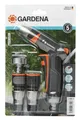 Produktbild: Gardena Premium Grundausstattung: Anschluss-Set mit Reinigungsspritze, mit Anschlussteilen für 13 mm (1/2 Zoll)- und 15 mm (5/8”)-Schläuche (18298-20)