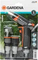 Produktbild: Gardena Premium Grundausstattung: Anschluss-Set mit Reinigungsspritze, Garten