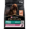 Produktbild: PURINA PRO PLAN | Sensitive Skin | Komplett-Trockenfutter für kleine Hunde | Fördert gesunde Haut und glänzendes Fell | Lachs | Trockenfutter | Beutel | 7 kg
