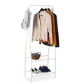 Produktbild: Relaxdays Kleiderständer, Weiß, Metall, 60x158x33 cm, Garderobe, Garderobenständer