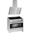 Produktbild: Gurari E 913 X Induktions Standherd 90cm +Dunstabzugshaube 90 cm AT 9455 N