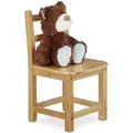 Produktbild: Relaxdays - Kinderstuhl Rustico Aus Bambus, Für Jungen Und Mädchen, Kinderzimmer Stuhl, Hbt: Ca. 50 X 28,5 X 28 Cm, Natur