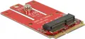 Produktbild: DeLOCK Mini PCIe > M.2 Key E slot - Speicher-Controller - M.2 - 1 Sender/Kanal - M.2 Card - PCIe Mini Card (63909)