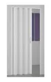 Produktbild: Granisud Falttür Schiebetür WEISS NEU mit Türgriff Höhe 214 cm Einbaubreite 82 cm H 214 x 82 cm Doppelwandig 10 mm
