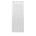Produktbild: INNENRAUM FALTTÜR IN PVC FÜR HAUSE MIT KUNSTGLASEINSÄTZEN 82x210 WEISS