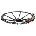 Produktbild: Weihnachtsbaumschmuck fahrende Weihnachtsbahn, 23-teilig