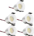 Produktbild: PremiumX 5x LED Mini Spotlight weiß Einbaustrahler 3W 240V Deckenspot