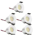 Produktbild: Premium X 5x LED Mini Spotlight Einbauspot Leuchte 3W 240V 3000K 300LM Deckenspot Decken-Einbau-Strahler warmweiß ALU weiß Einbauleuchte Spot-Strahler
