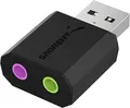 Produktbild: SABRENT USB Soundkarte Extern USB auf Klinke 3,5mm Audio Adapter Schwarz
