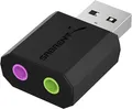 Produktbild: SABRENT USB Externe Soundkarte, auf Klinke 3,5mm, Kopfhörer USB-A