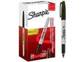 Produktbild: Sharpie Fine Permanentmarker Fein Rundspitze - Schwarz Wasserbeständig 24 Stück