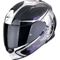Produktbild: Scorpion EXO-491 Run, Integralhelm - Schwarz/Weiß/Lila/Grün - XXL