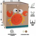 Produktbild: Lifeney Kinder Aufbewahrungsbox Krebs dunkel Kinderzimmer Spielzeugbox/-kiste