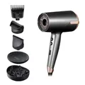 Produktbild: Remington ONE Haartrockner Ionen [120 km/h Luftstrom für schnelles Trocknen] 5 Aufsätze: Flyaway, 2 Diffusoren, feiner & breiter Kamm, schmale Düse, 8 Heiz- & Geschwindigkeitskombinationen, D6078
