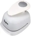 Produktbild: Rayher Hobby 8964300 Motivstanzer Rund/Kreis, mit Zierrand, 6,35cm- 2,5 Zoll, geeignet für Papier/Karton, Transparente