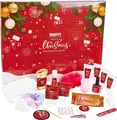Produktbild: BRUBAKER Cosmetics Beauty Adventskalender 24 x Körperpflege Produkte & Spa Accessoires - der XXL Wellness Weihnachtskalender für Frauen und Mädchen - Rot