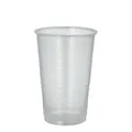 Produktbild: PAPSTAR 16130 Trinkbecher Plastikbecher Füllstrich 0,3l transparent - 100er Pack