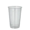 Produktbild: 100 Trinkbecher PP 0,3 l Ø 7,8 cm, 11,3 cm transparent Einwegbecher
