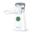 Produktbild: BEURER Inhaliergerät IH 57 (Schwingmembran-Technologie, intelligente Aerosol-Technologie, Akku-Betrieb, zur Behandlung der oberen und unteren Atemwege, ideal für Kinder, Anwendung bei Erkältung, Asthma, Atemwegserkrankungen, Mesh-Vernebler mit Medikamente