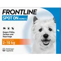 Produktbild: FRONTLINE Spot on Hund S Pipetten gegen Flöhe, Zecken , 3 Stück Ampullen 662876