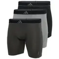 Produktbild: adidas Sportswear Retro Boxer 3er Pack Active Micro Flex Eco (Spar-Set, 3-St) Long Short / Pant - ohne Eingriff - Blickdicht bunt L