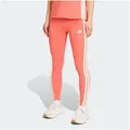 Produktbild: adidas Sportswear Trainingstights W 3S SJ LEG (1-tlg) sportlicher Look mit 3-Streifen, aus Baumwolle und Elasthan rot XL
