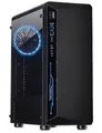 Produktbild: Inter-Tech 9873912 C-3 Saphir ohne PSU 2X USB 2 1x USB 3 1x 120mm RGB-Fan serienmaessig RGB in der Frontblende Tempered Glas Seitenteil, 88881300